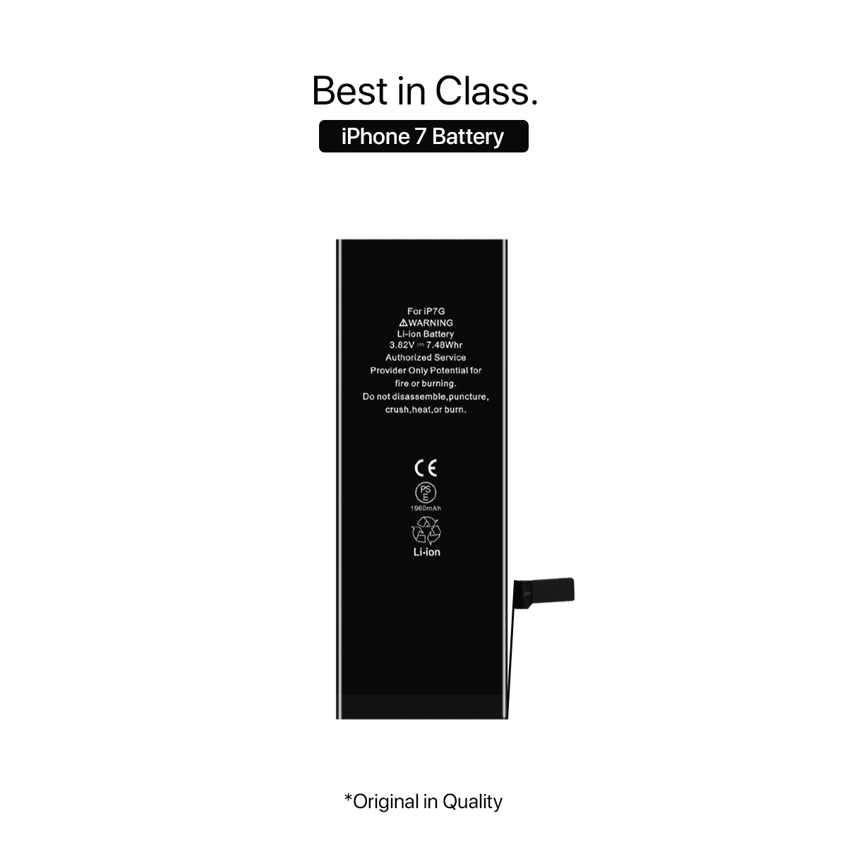 iPhone 7 Batteri Hög Kvalité image 1