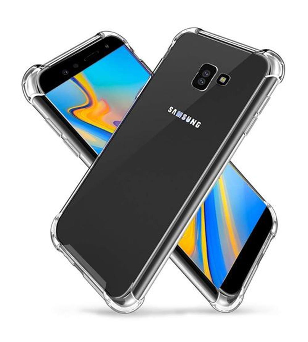 Stöttåligt Mobilskal Samsung Galaxy J6 Plus - Transparent image 1