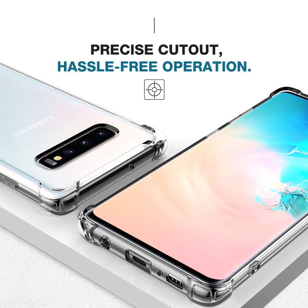 Stöttåligt Skal Samsung Galaxy S10 Plus - Transparent image 4