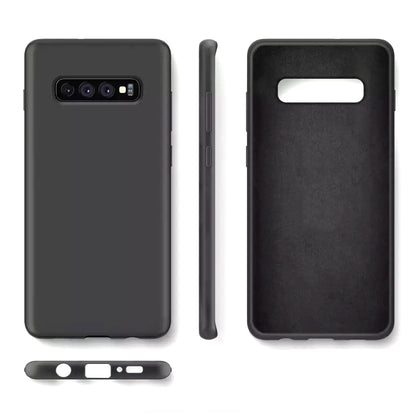 Mobilskal Silikon Samsung S10 - Svart image 4