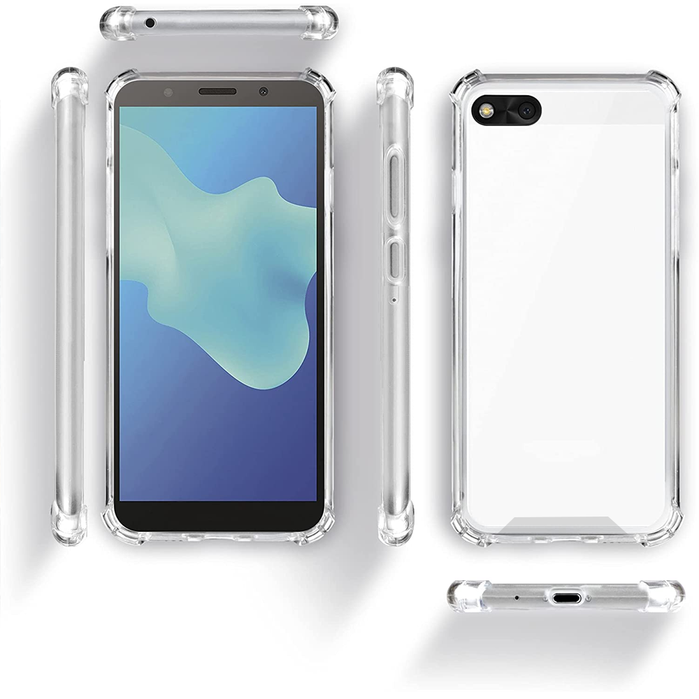 Stöttåligt Mobilskal Huawei Y5 2018 - Transparent image 1