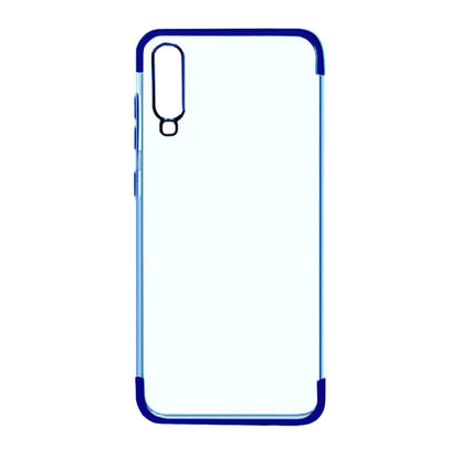 Stöttåligt Mobilskal Samsung A70 - Pläterad Blå image 1