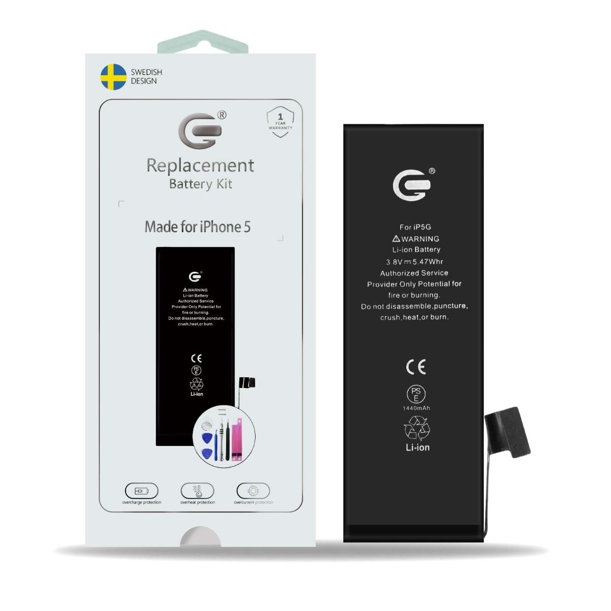 iPhone 5 Batteri Kit image 1