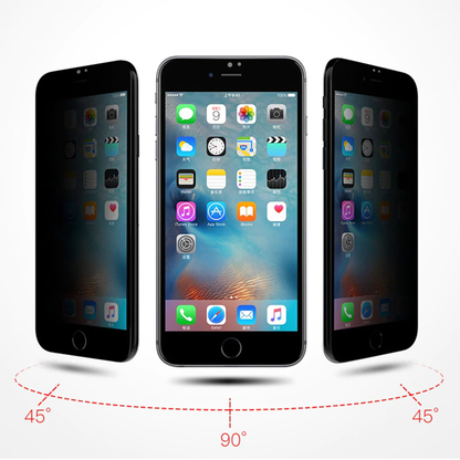 Skärmskydd Privacy iPhone 7/8/SE 2020 - 3D Härdat Glas Svart (bulk) image 5