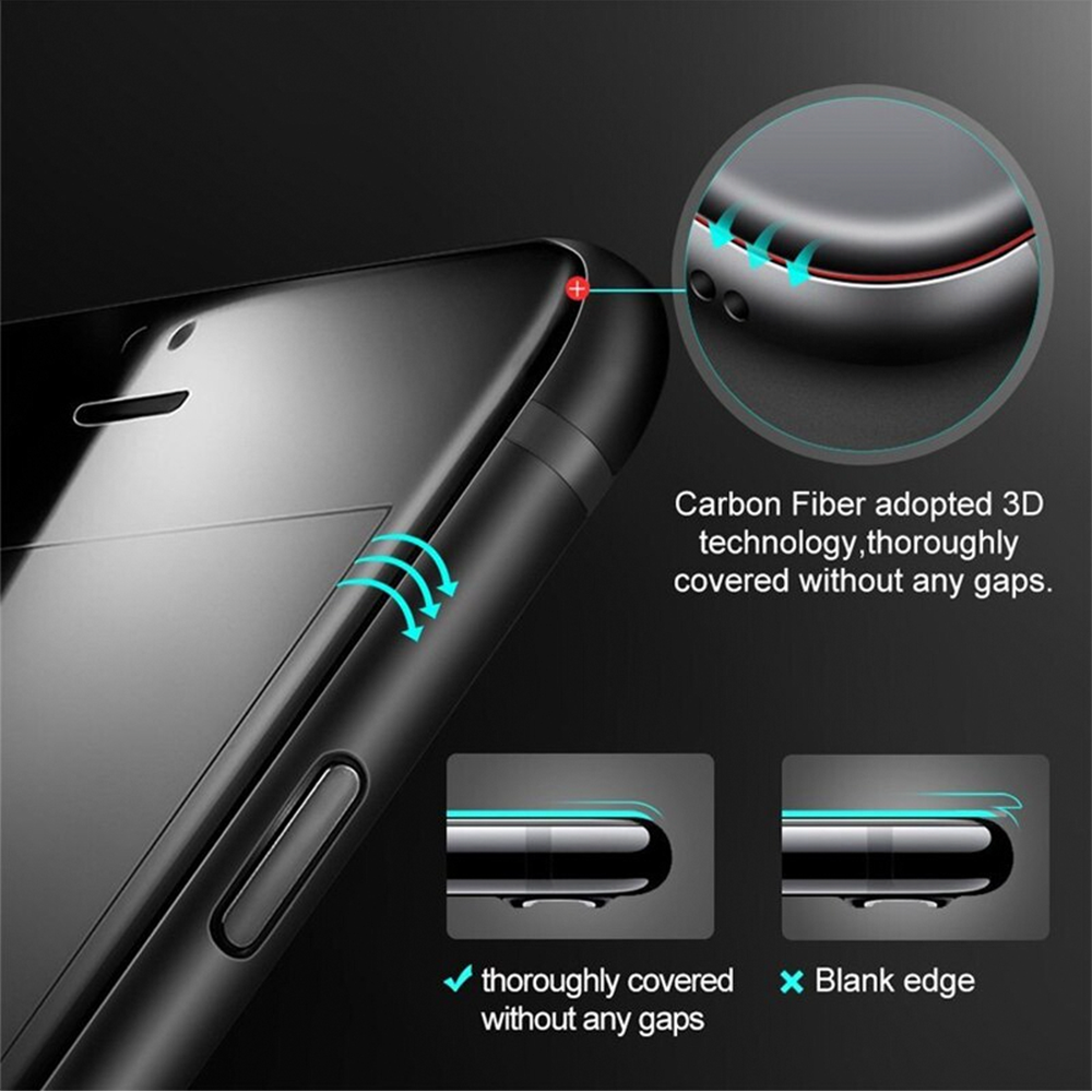 Skärmskydd Privacy iPhone 7/8/SE 2020 - 3D Härdat Glas Svart (bulk) image 7