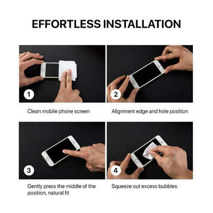 Skärmskydd Privacy iPhone 7/8/SE 2020 - 3D Härdat Glas Vit (bulk) image 6