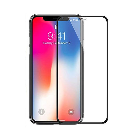Skärmskydd iPhone X/XS/11 Pro - 3D Härdat Glas Svart (bulk) image 1