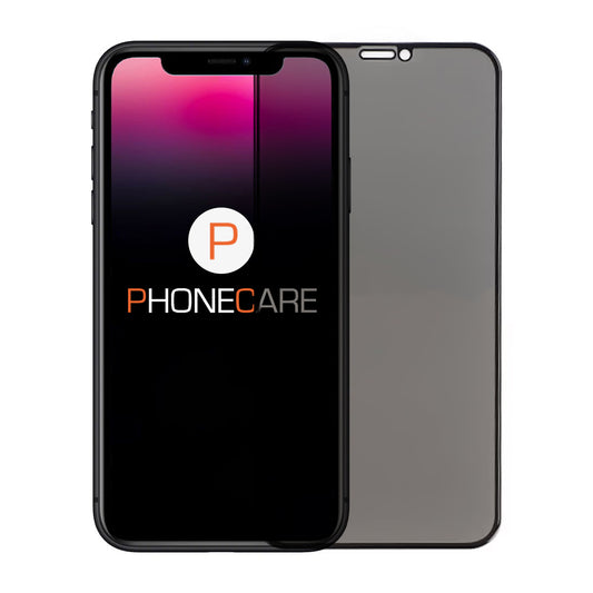 Skärmskydd Privacy iPhone 11/XR - 3D Härdat Glas image 2