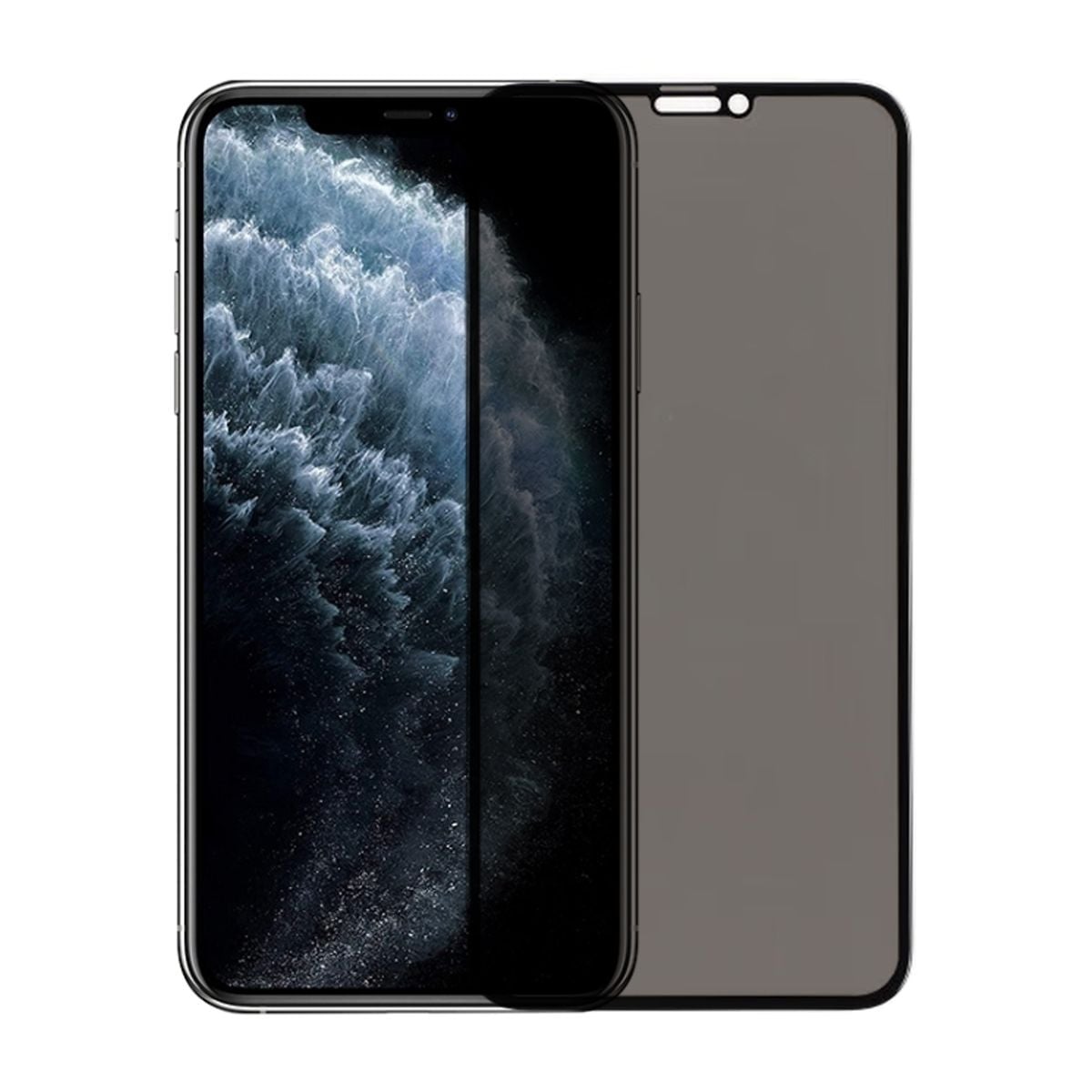 Skärmskydd Privacy iPhone X/XS/11 Pro - 3D Härdat Glas image 1