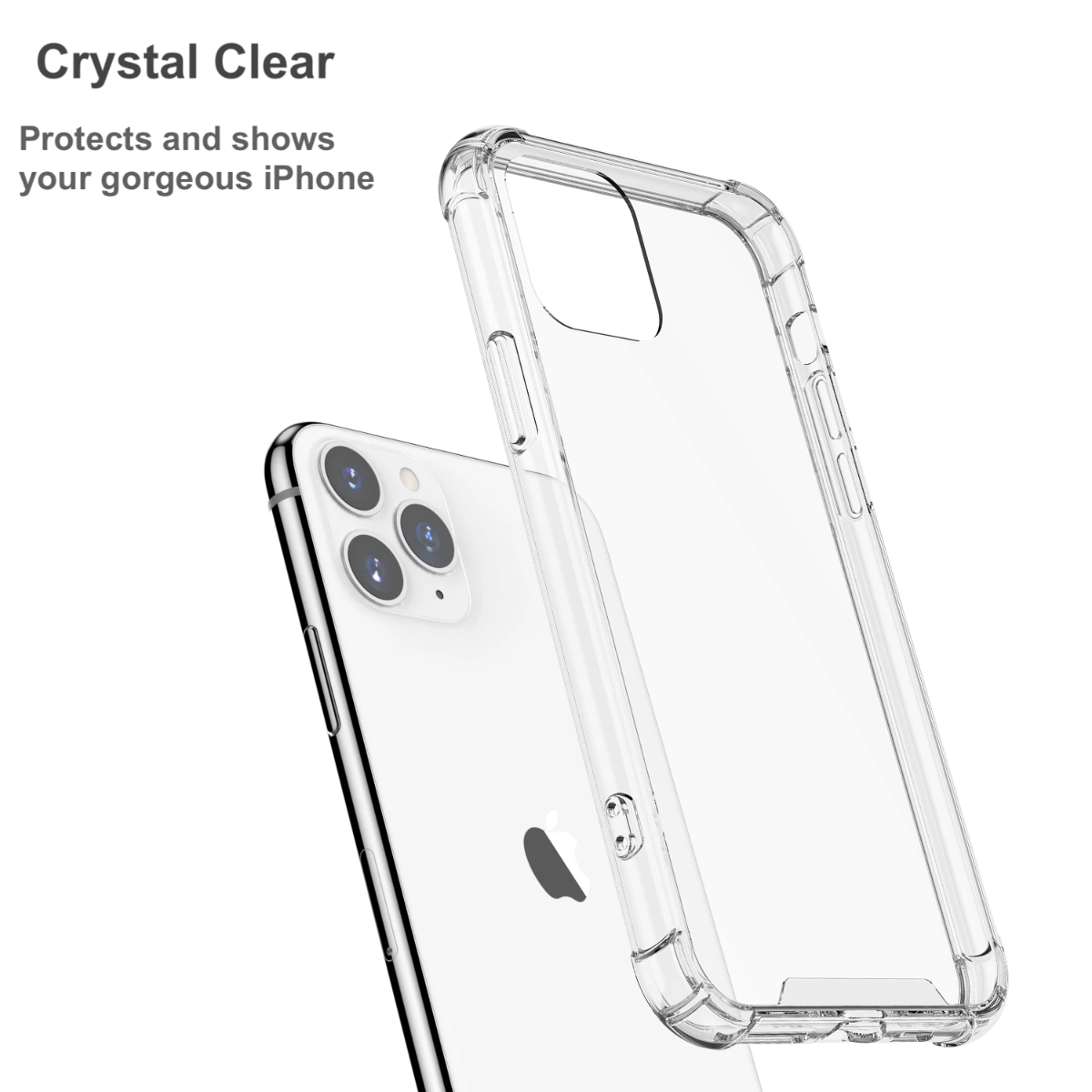 Stöttåligt Mobilskal iPhone 11 - Transparent image 4