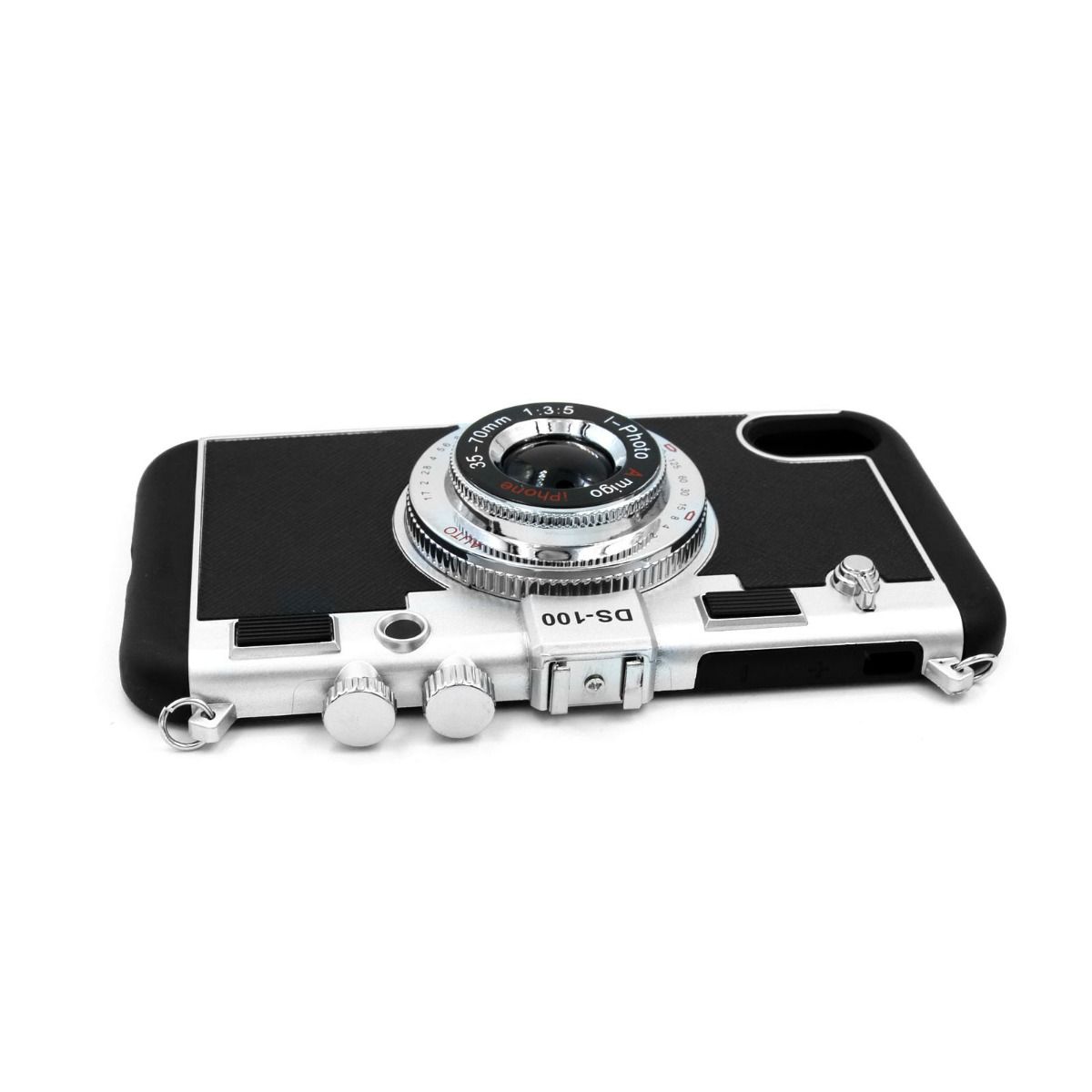 Mobilskal Silikon iPhone XS Max Kameramotiv - Svart image 6
