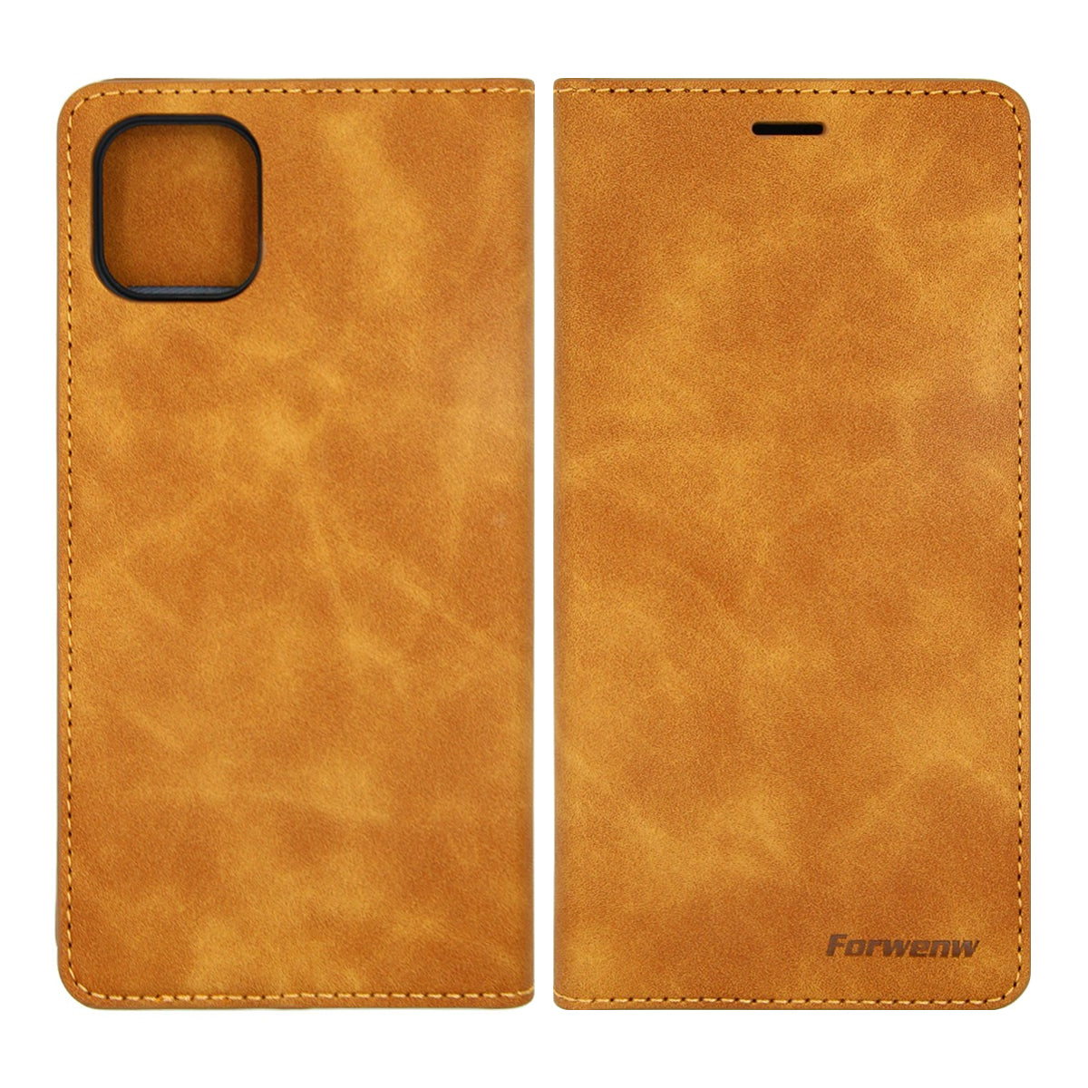 iPhone 11 Pro Plånboksfodral Forwenw - Brun image 1