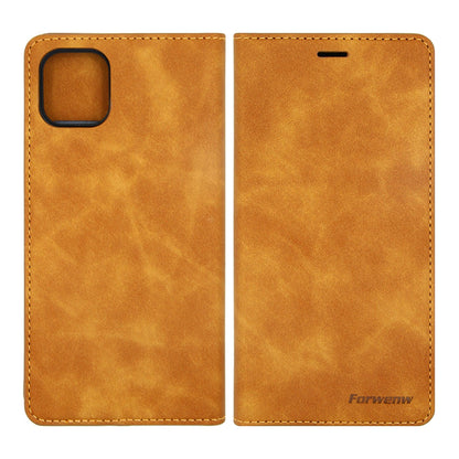 iPhone 11 Pro Plånboksfodral Forwenw - Brun image 1
