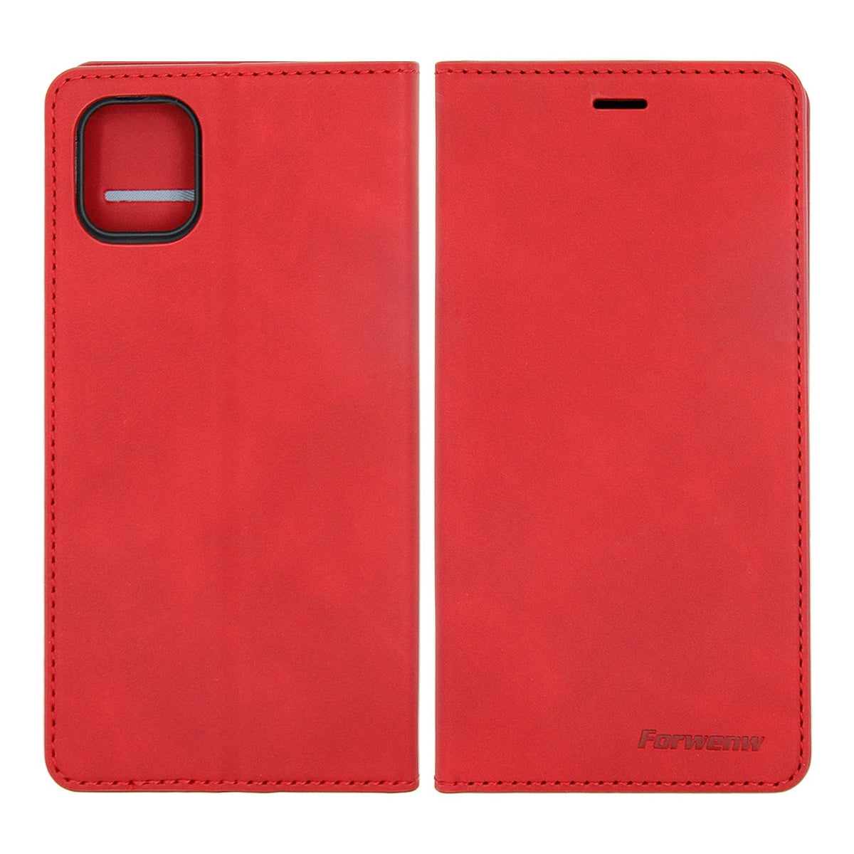 iPhone 11 Pro Max Plånboksfodral Forwenw - Röd image 1