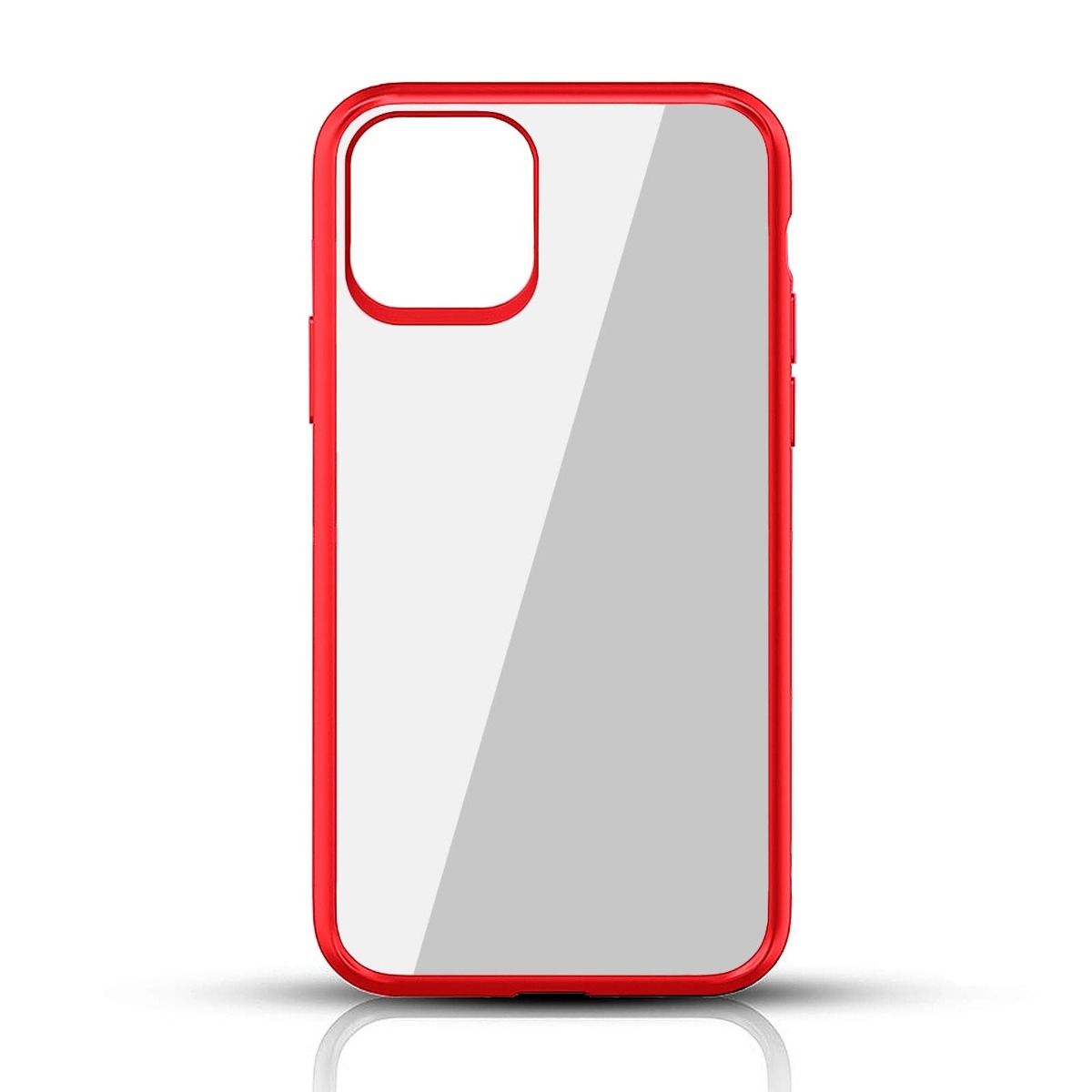 Stöttåligt Mobilskal iPhone 11 Pro Max - Röd/Transparent image 4