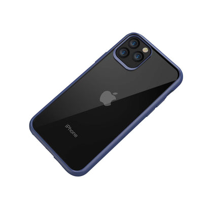 Stöttåligt Mobilskal iPhone 11 Pro Max - Blå/Transparent image 2