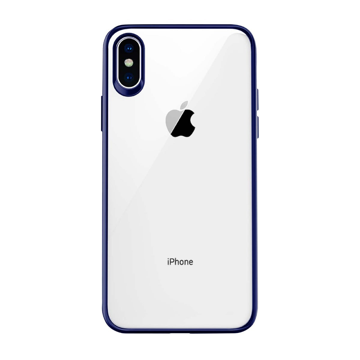Stöttåligt Mobilskal iPhone XS Max - Blå/Transparent image 3