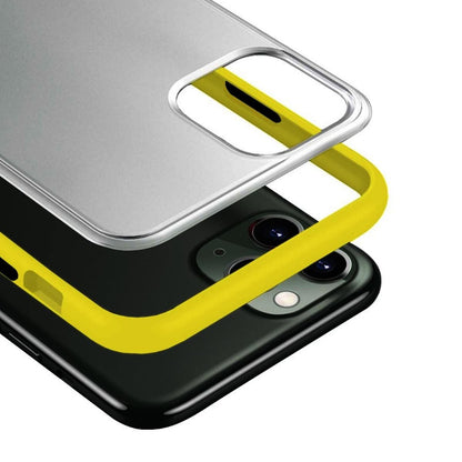 iPhone 11 Pro Max Mobilskal TPU - Gul/Transparent image 4