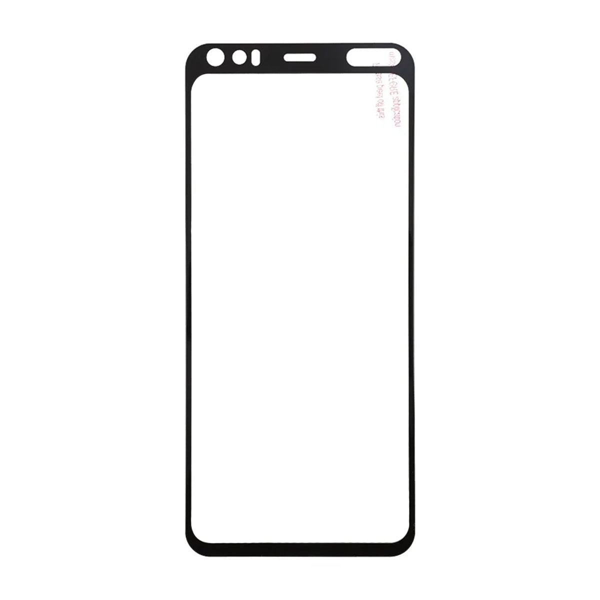 Skärmskydd Google Pixel 4 - Härdat Glas Svart (bulk) image 4