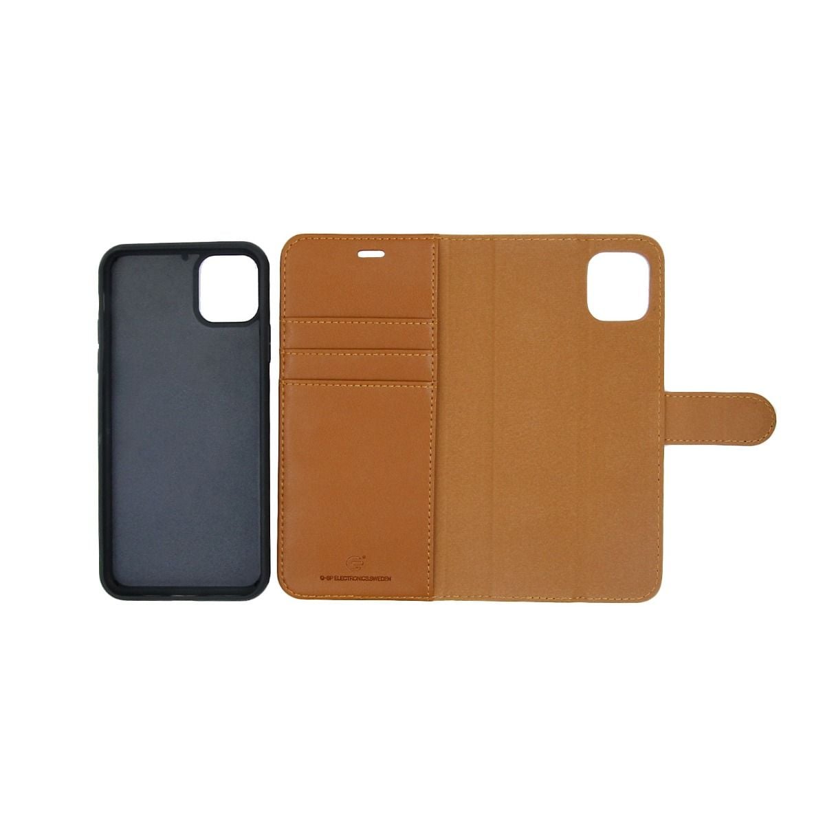 iPhone 11 Pro Max Plånboksfodral med Avtagbart Skal - Brun image 10