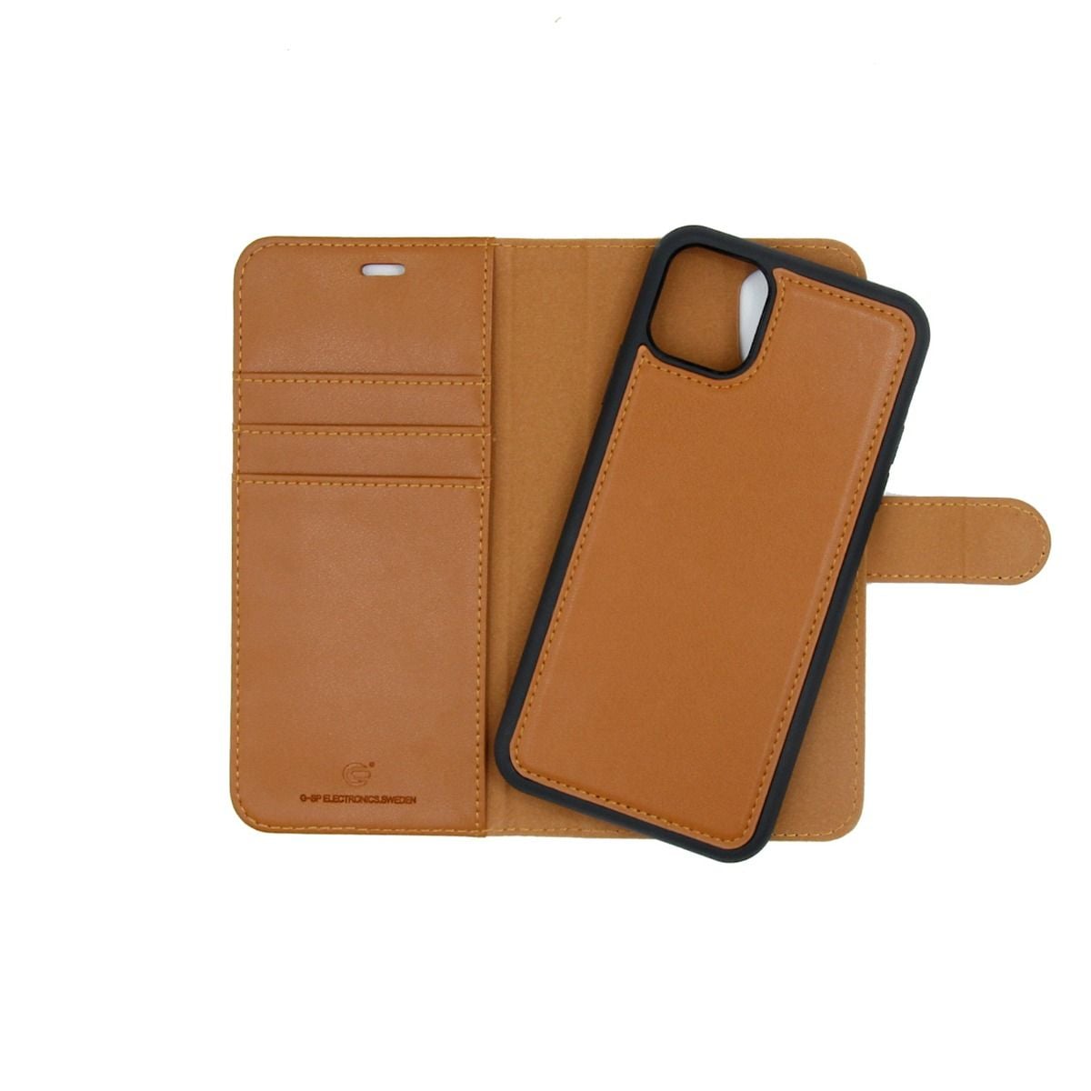 iPhone 11 Pro Max Plånboksfodral med Avtagbart Skal - Brun image 11