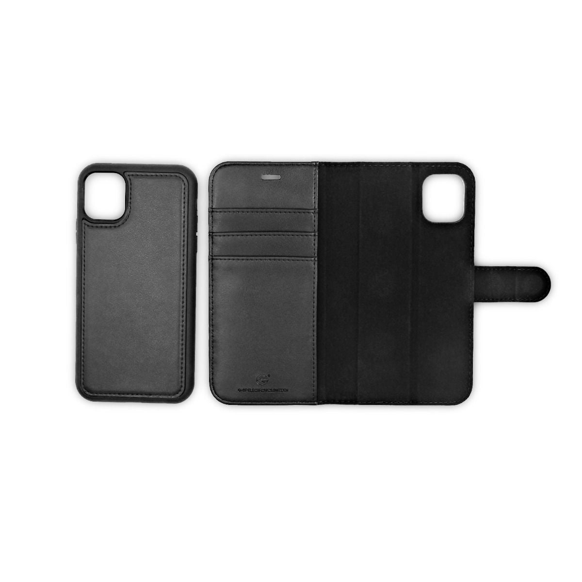 iPhone 11 Pro Max Plånboksfodral med Avtagbart Skal - Svart image 12