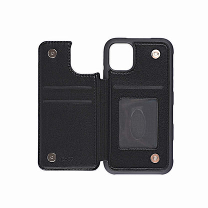 iPhone 11 Pro Max Stöttåligt Skal med Kortfack  - Svart image 5