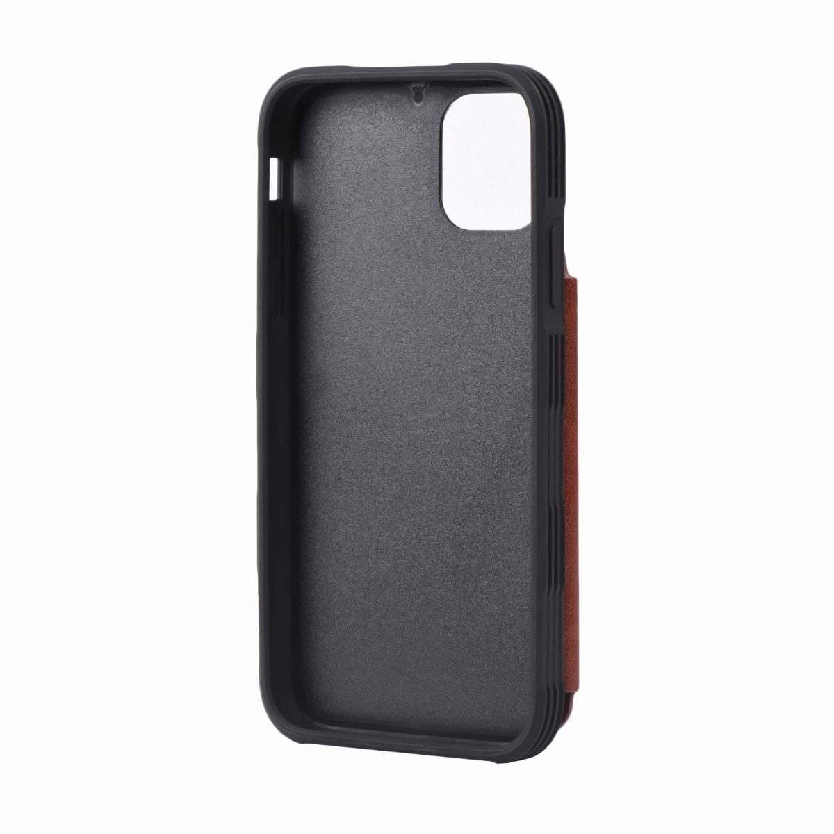 iPhone 11 Pro Max Stöttåligt Skal med Kortfack  - Brun image 7