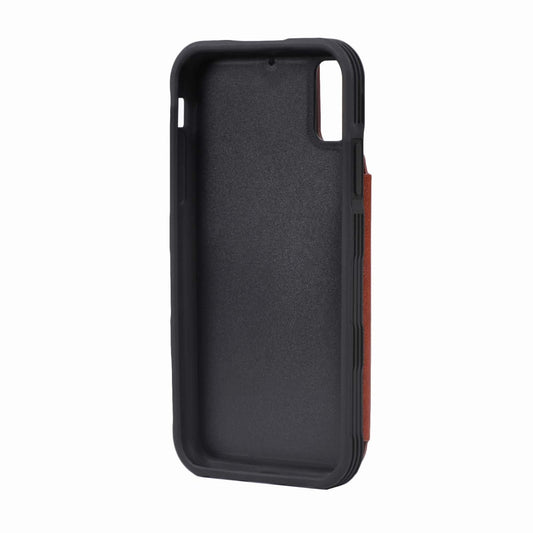 Stöttåligt Skal Kortfack G-SP iPhone X/XS - Brun image 2