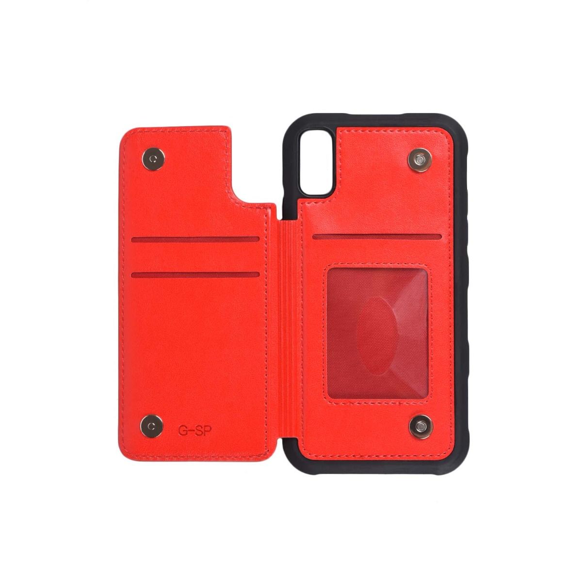 Stöttåligt Skal Kortfack G-SP iPhone X/XS - Röd image 6