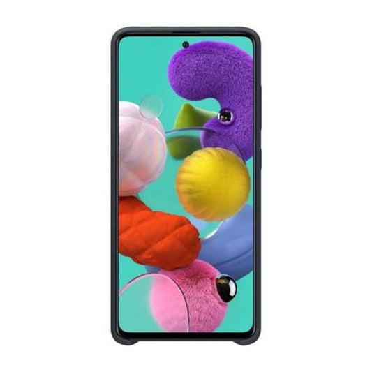 Silicone Case For Samsung Galaxy A71 Black image 3