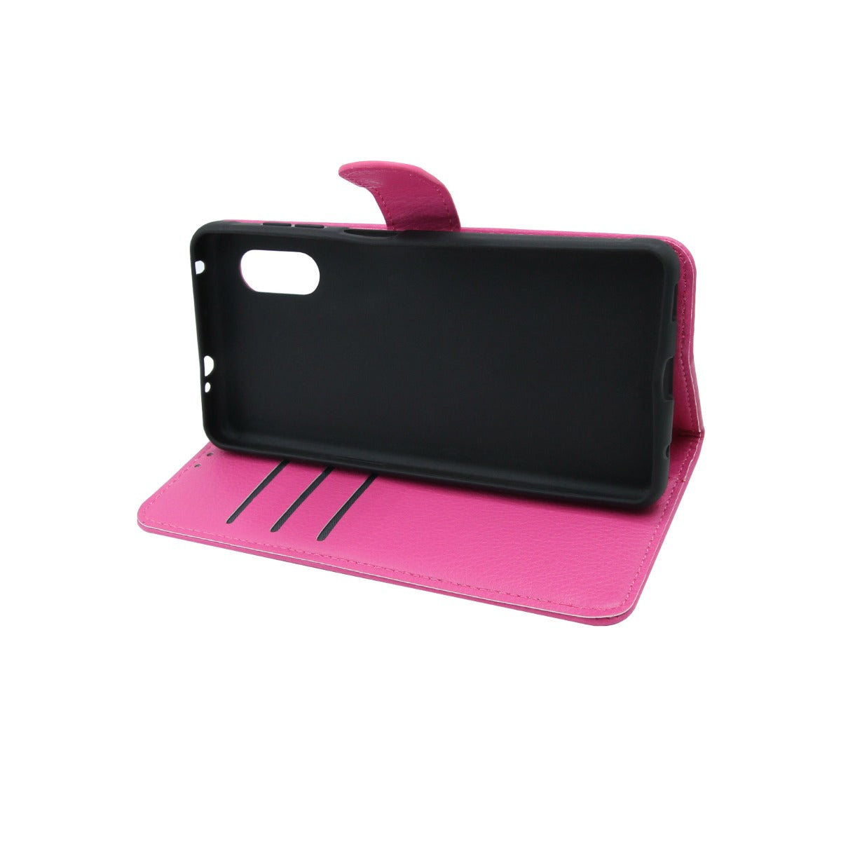 Samsung Galaxy XCover Pro Plånboksfodral med Stativ - Rosa image 4