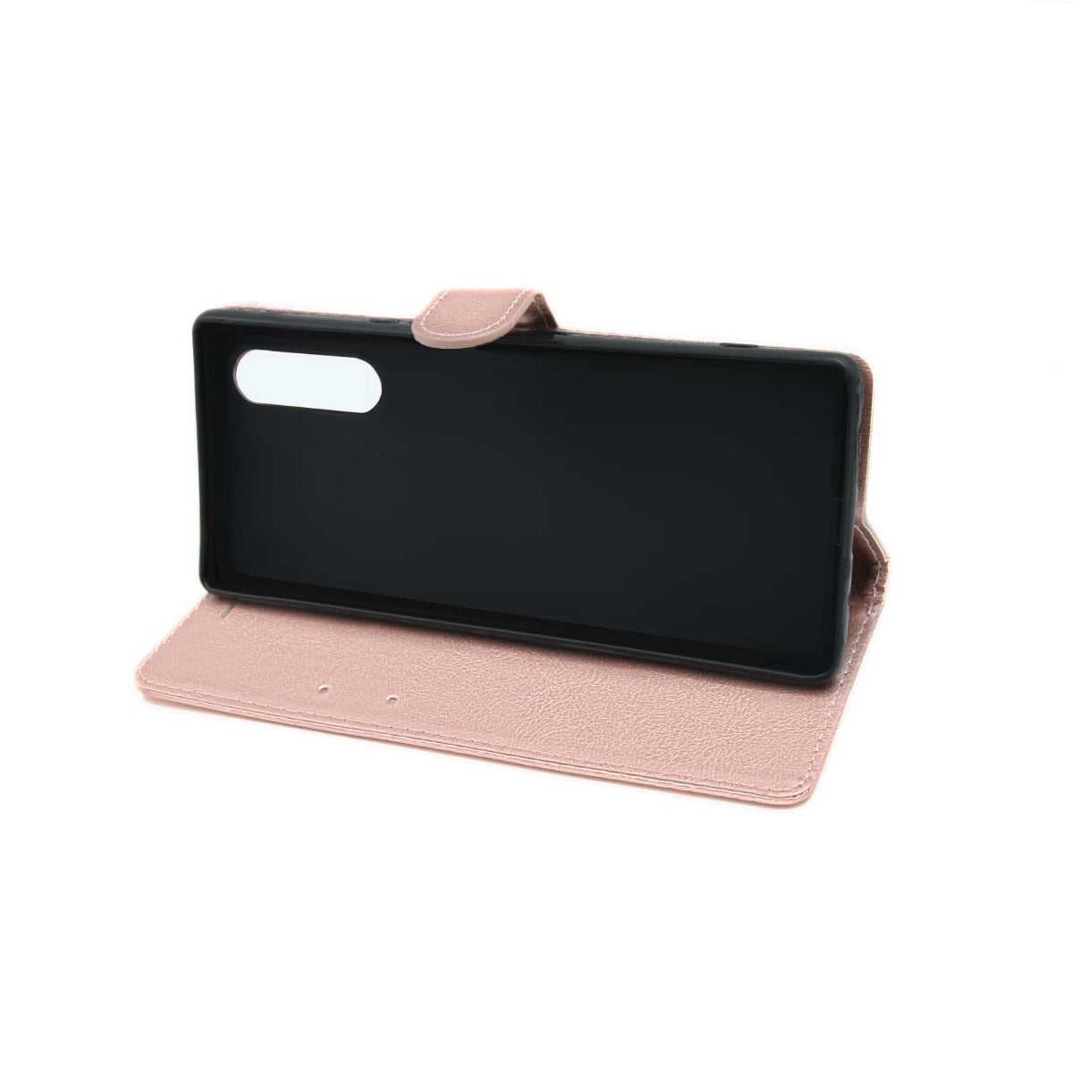 Sony Xperia 5 Plånboksfodral med Stativ - Rosa image 4
