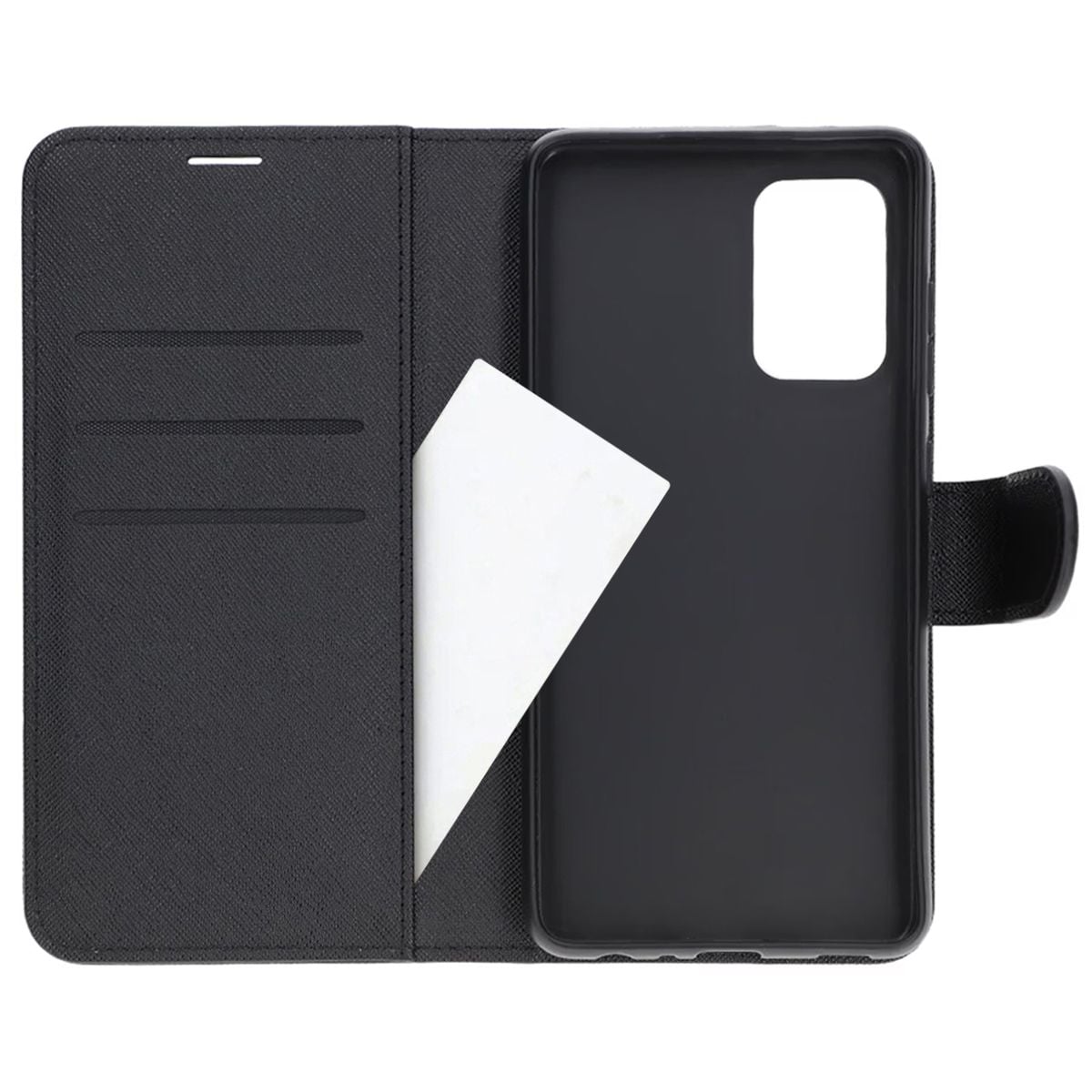 Samsung Galaxy A51 Plånboksfodral med Stativ & Kortfack - Svart image 2