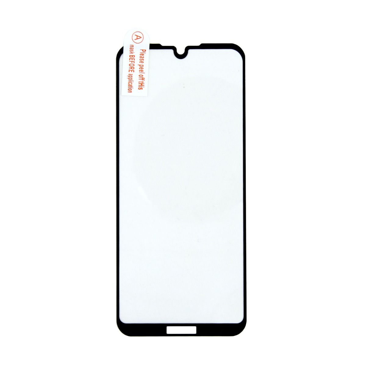Skärmskydd Huawei Y5 2019 - Härdat Glas Svart (bulk) image 1