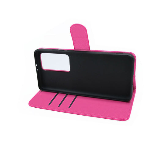 Huawei P40 Pro+ Plånboksfodral med Stativ - Rosa image 1