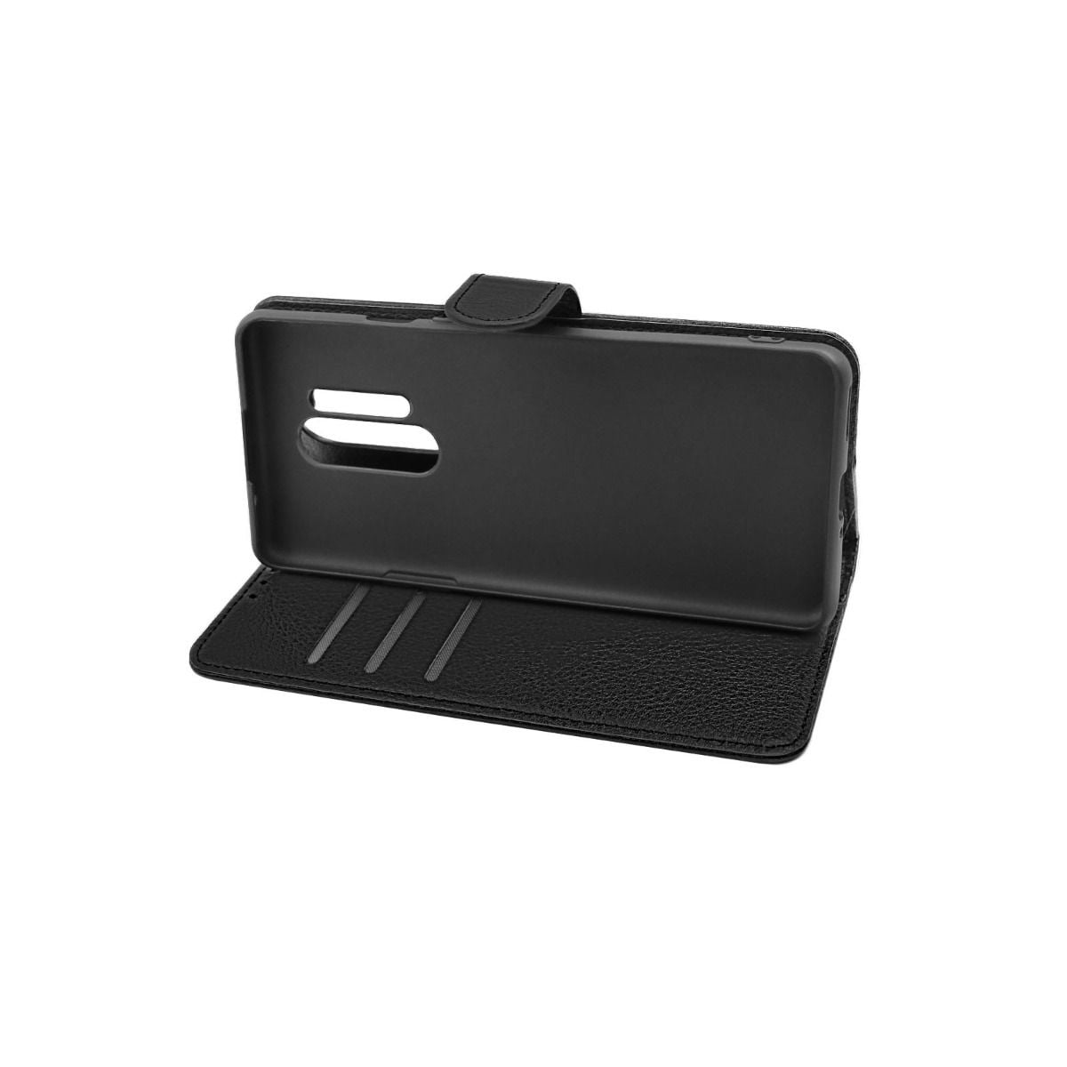 OnePlus 8 Pro Plånboksfodral med Stativ - Svart image 4