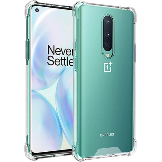Stöttåligt Mobilskal OnePlus 8 - Transparent image 1