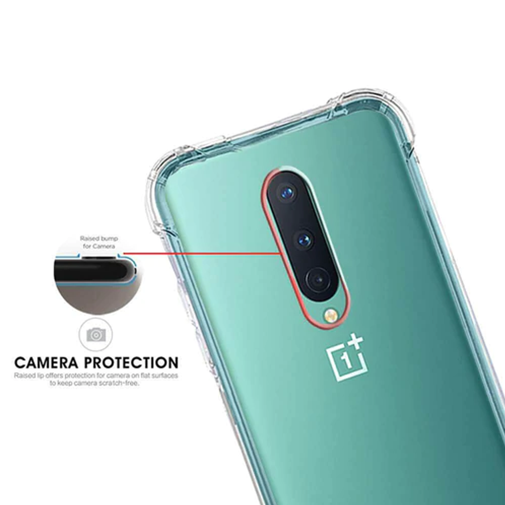 Stöttåligt Mobilskal OnePlus 8 - Transparent image 2