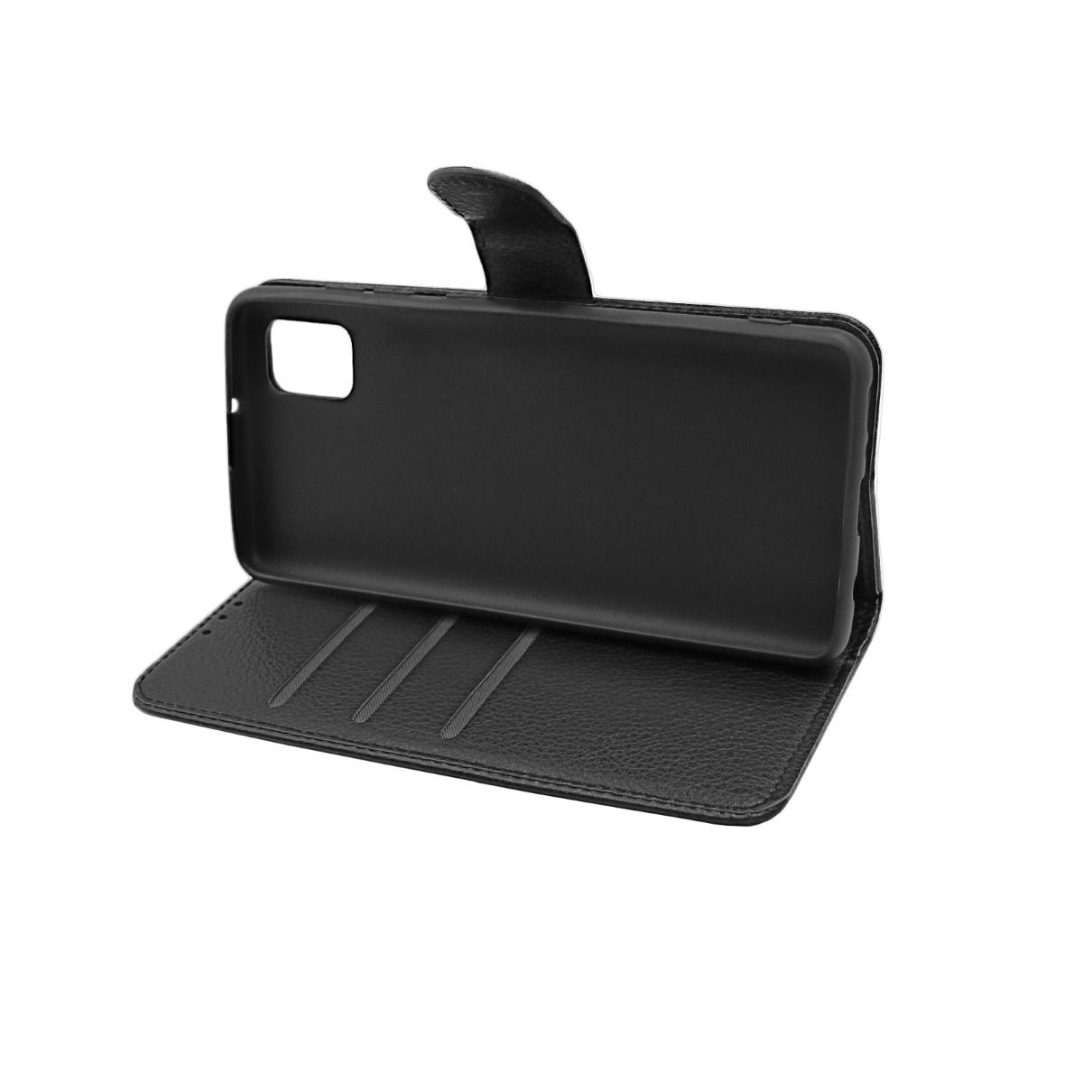 Huawei Y5P Plånboksfodral med Stativ - Svart image 3