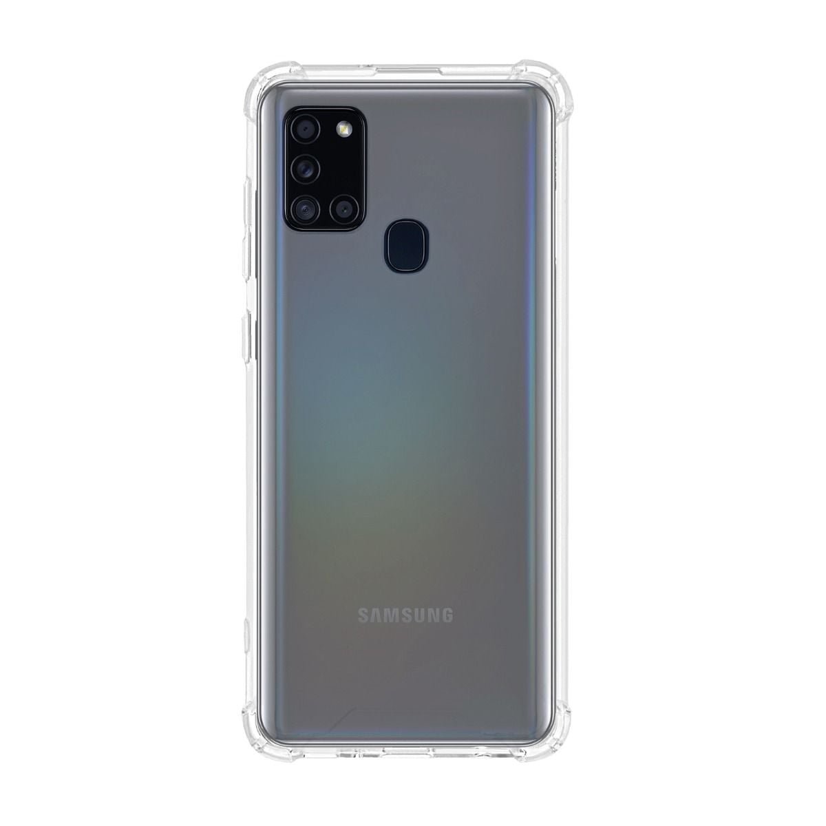 Stöttåligt Skal Samsung Galaxy A21s - Transparent image 2
