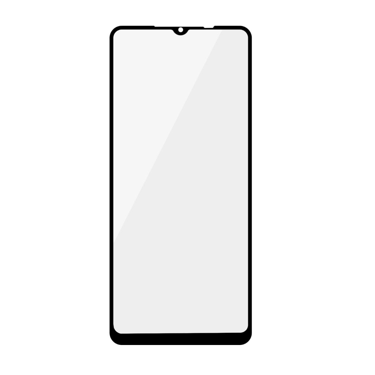 Skärmskydd Xiaomi Redmi Note 8T - 3D Härdat Glas Svart image 1