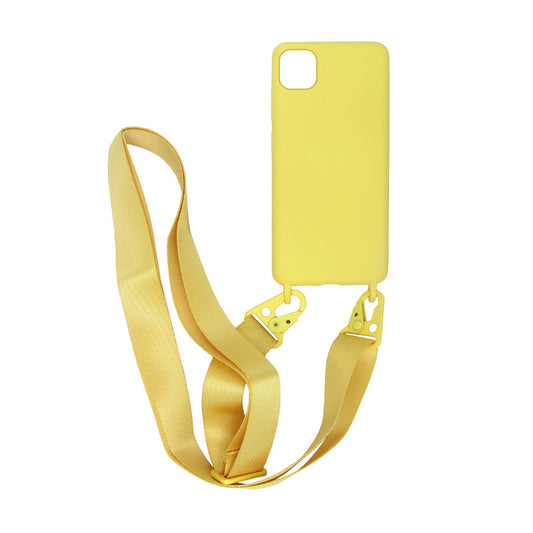 iPhone 11 Silikonskal med Rem/Halsband - Gul image 1