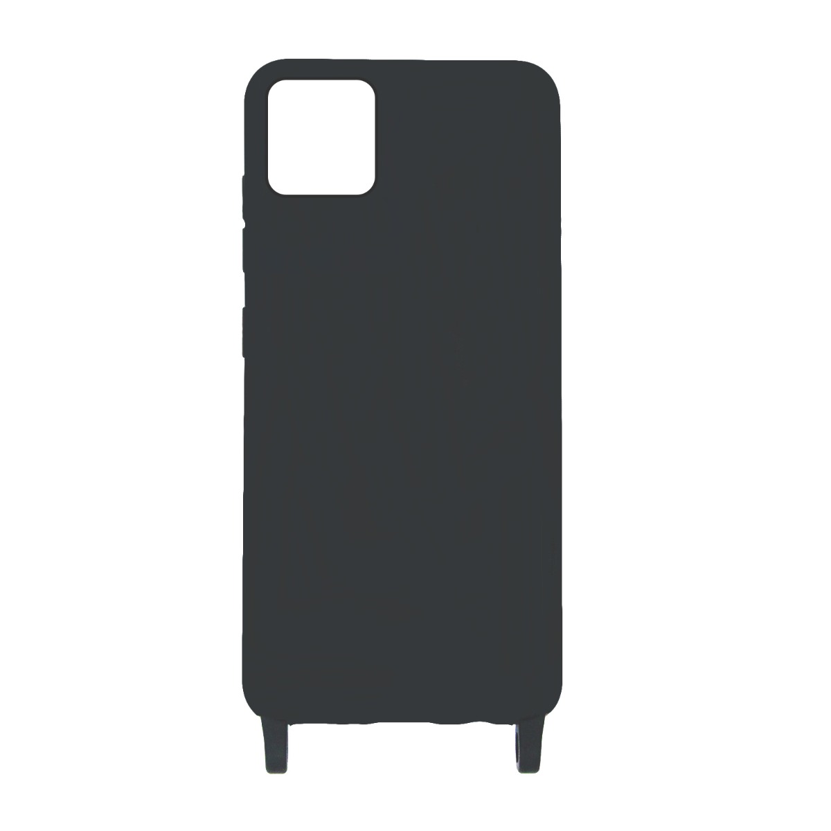 iPhone 11 Pro Max Silikonskal med Rem/Halsband - Svart image 4