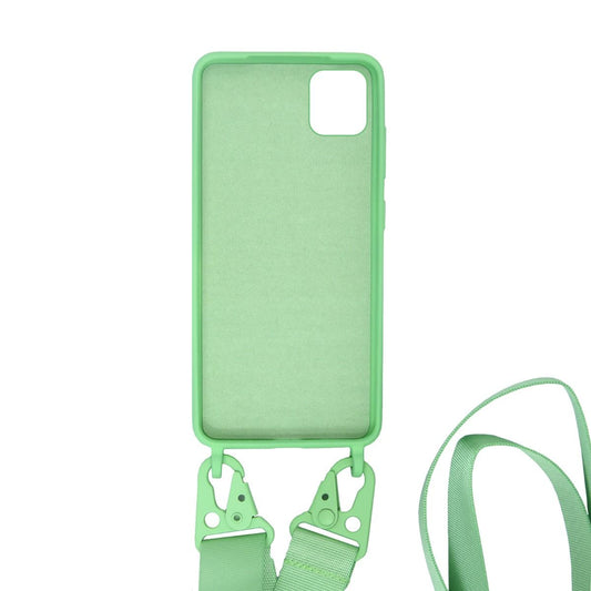 iPhone 11 Pro Silikonskal med Rem/Halsband - Grön image 2