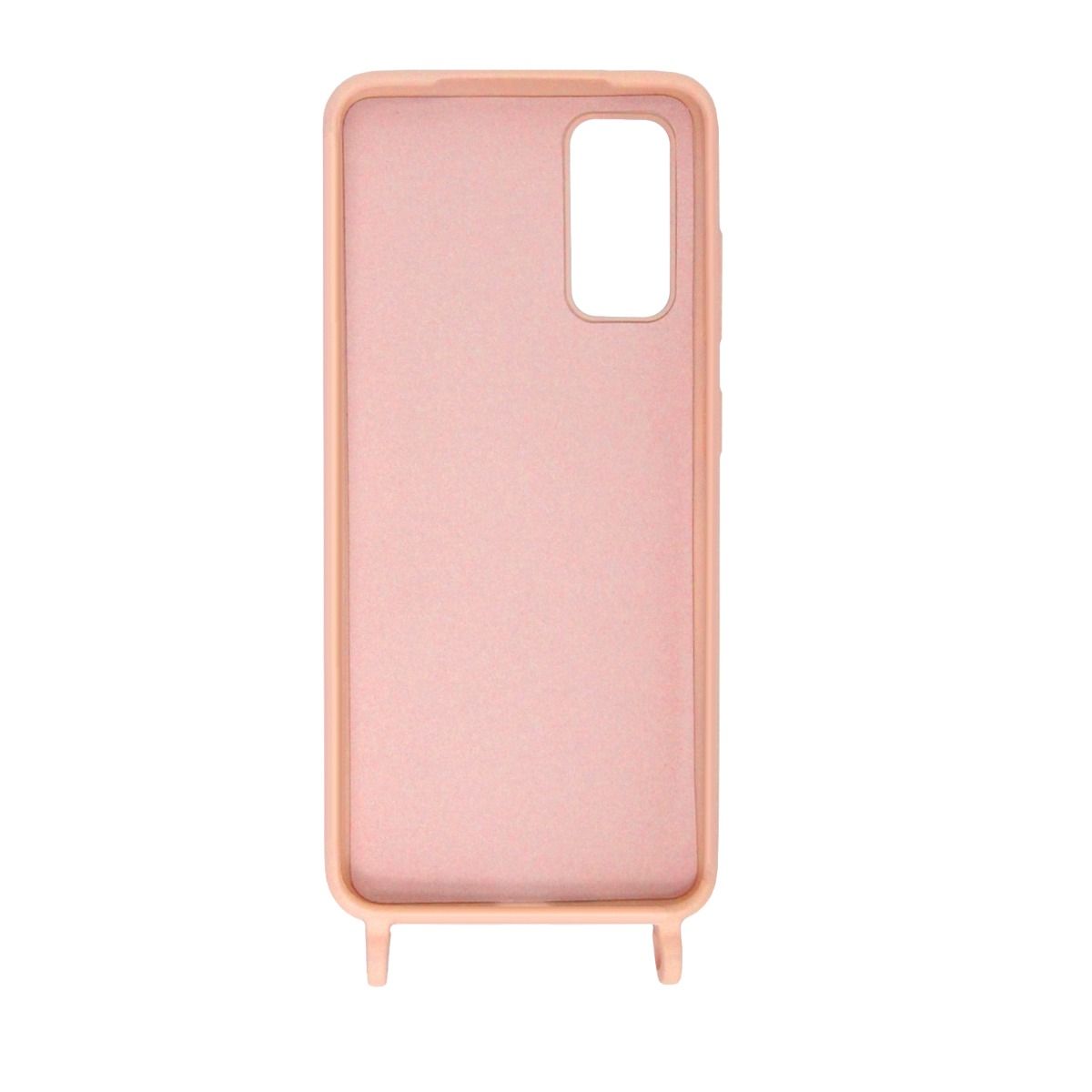 Samsung Galaxy S20 Silikonskal med Rem/Halsband - Rosa image 5