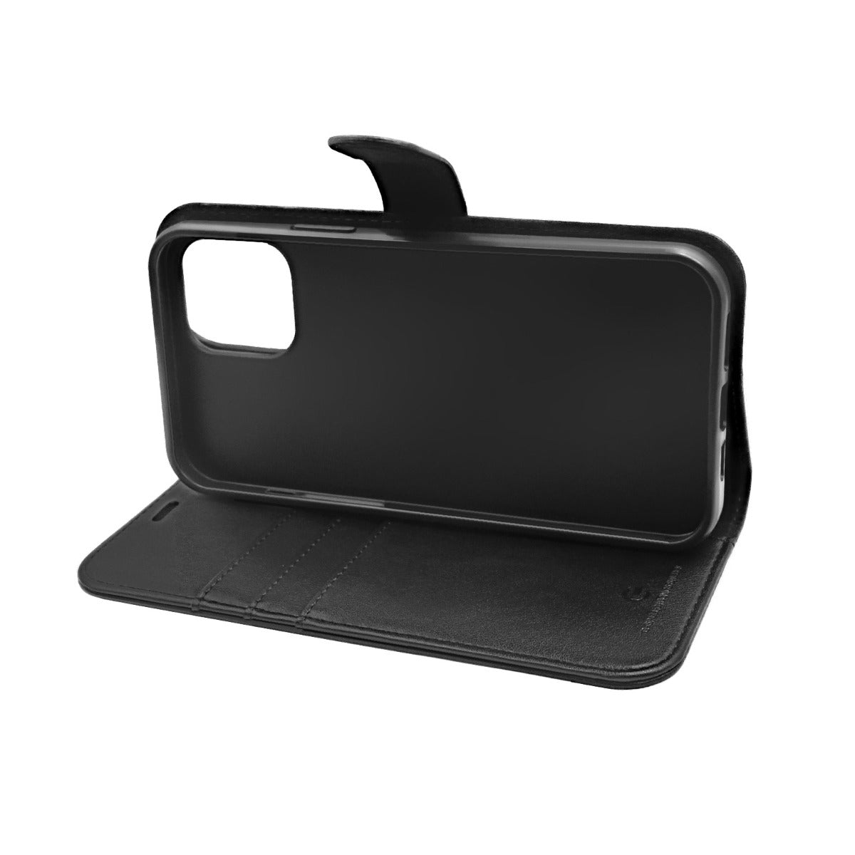 iPhone 12 Mini Plånboksfodral med Stativ - Svart image 4