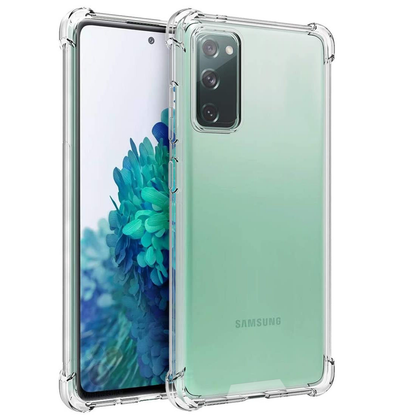 Stöttåligt Skal Samsung Galaxy S20 FE - Transparent image 1