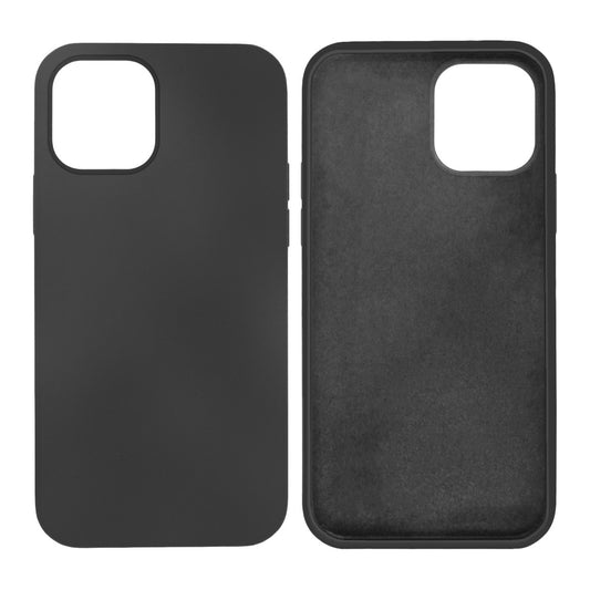iPhone 12/12 Pro Mobilskal Silikon - Svart image 1