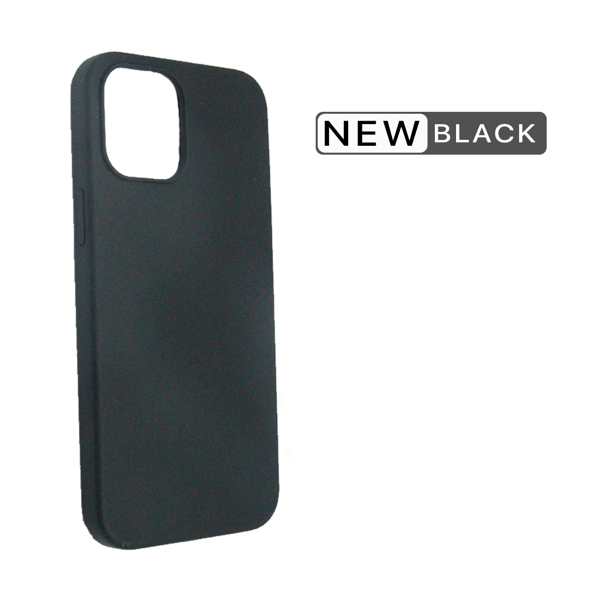 iPhone 12 Pro Max Mobilskal Silikon - Svart image 1